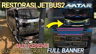 RESTOARI BUS RONGSOKAN JB2 MENJADI BUS SANJAYA AVATAR YANG PALING BAGUS - Bus Simulator Indonesia screenshot 5