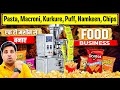 Pasta macroni kurkure puff namkeen chips       food business  business ideas