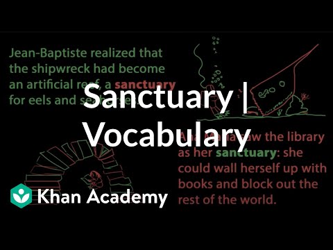 Sanctuary | Vocabulary