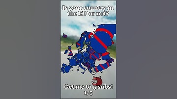 Is your country in the EU or not? | #shorts #mapping