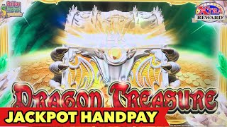 🔥JACKPOT HANDPAY🔥DRAGON TREASURE - FIRST HANDPAY in 2019 | MAMMOTH POWER | SPARKLING ROSES BIG WIN