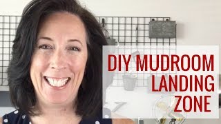 DIY Board and Batten Mudroom | Landing Zone