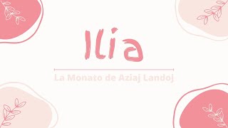 Ilia – La Monato de Aziaj Landoj