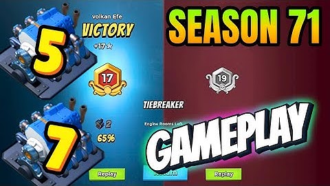 Boom Beach Warships Season 71 [5 to 7 Engine Room Base! Seeker Problem!]