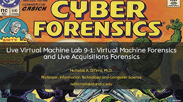 Live Virtual Machine Lab 9-1: Virtual Machine Forensics and Live Acquisitions Forensics - 062525G
