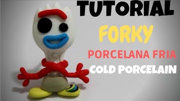 DIY: FORKY ⛄️ ( TOY STORY 4 ) GARFINHO - PASSO A PASSO # luprestes