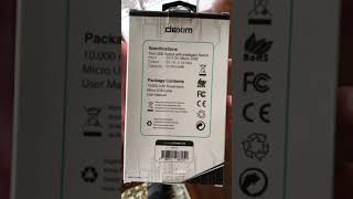 Dexim Dca0013-R Powerbank 10.000 Mah, Siyah