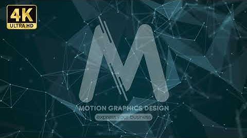 Abstract dots and lines Black and dark blue Neural connection Network Plexus art LOOP slow 4k