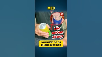 #MẸO 160 | Cách khui lon nước có ga bị lắc mạnh vẫn không xì bọt | How to Defuse a Shaken Soda Can