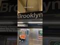 New York Subway Station at Brooklyn Bridge🚆#nycsubway #nyctravel #trainshorts #trainvideo #ny