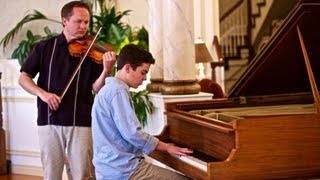 Jason Mraz - I Won't Give Up (Piano/Violin & Piano Percussion) - Tanner Townsend and Brigham Dastrup