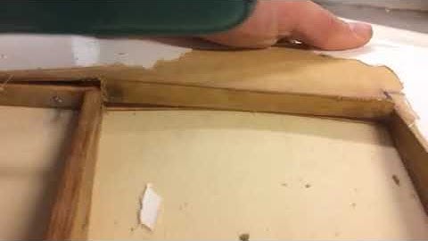 Detecting glue joint problems in a trailing edge