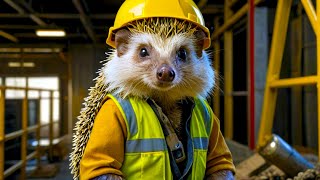 Blender with Stable Diffusion XL Tutorial - Hedgehog construction worker