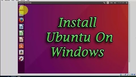 UBUNTU on WINDOWS 10