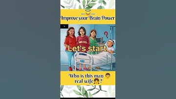 🤔Find Out This Man 👨 Real Wife👧In This Picture ? #short