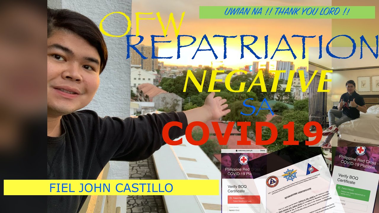 OFW REPATRIATION PROCESS AFTER HOTEL QUARANTINE 
