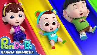 Aku Suka Bermain di Taman Hiburan 🛝| Lagu Anak | Main dengan Aman | Super Pandobi Bahasa Indonesia