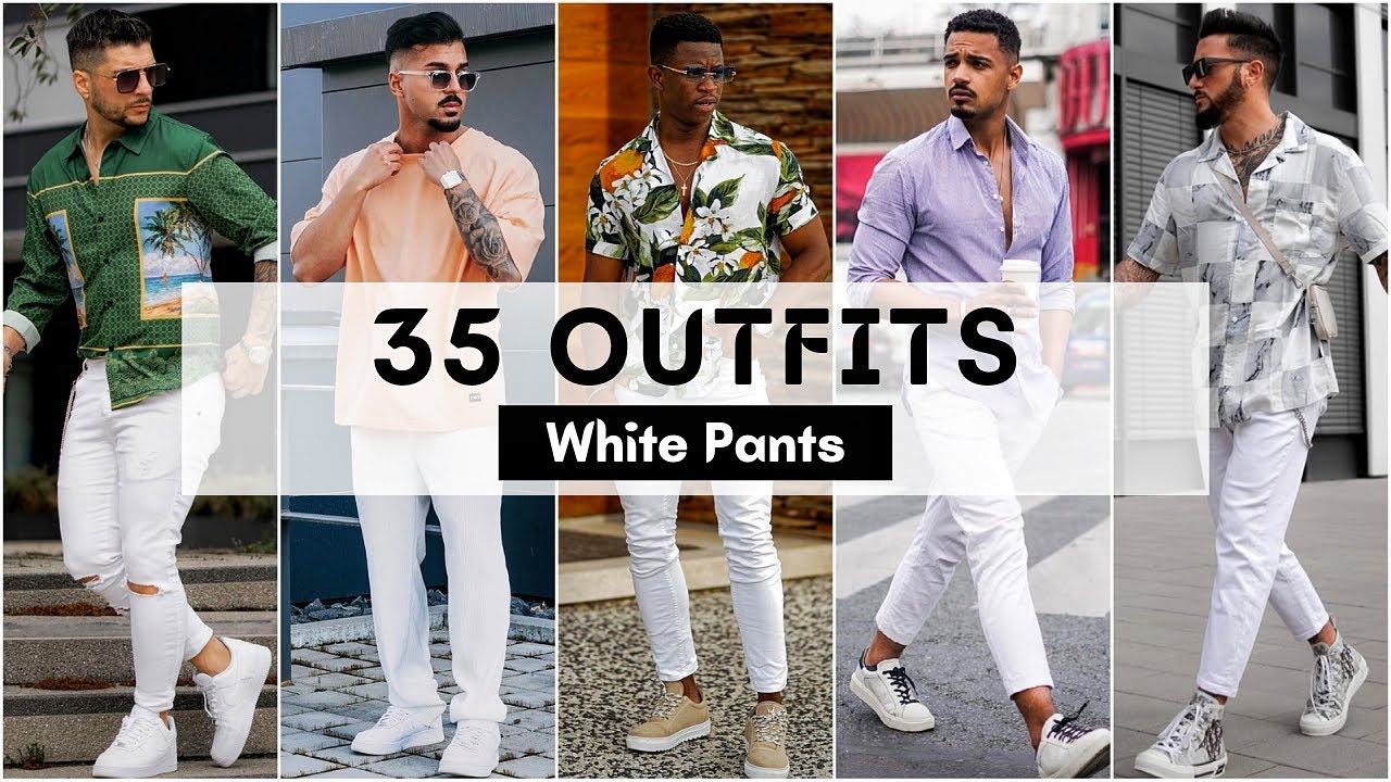 35 White Pants Outfit Ideas for Summer, Men's Fashion