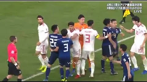 サッカー 日本代表 清武 イラン代表アズムンとの競り合いで乱闘寸前 日本vsイラン Japan Vs Iran Battle 15 10 13 Mp3