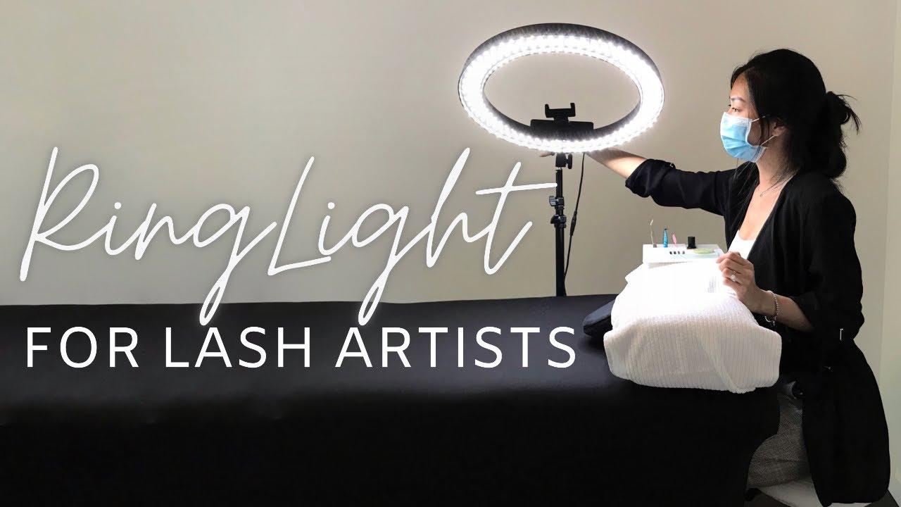 Ring Light for Eyelash Extensions (Review!) 