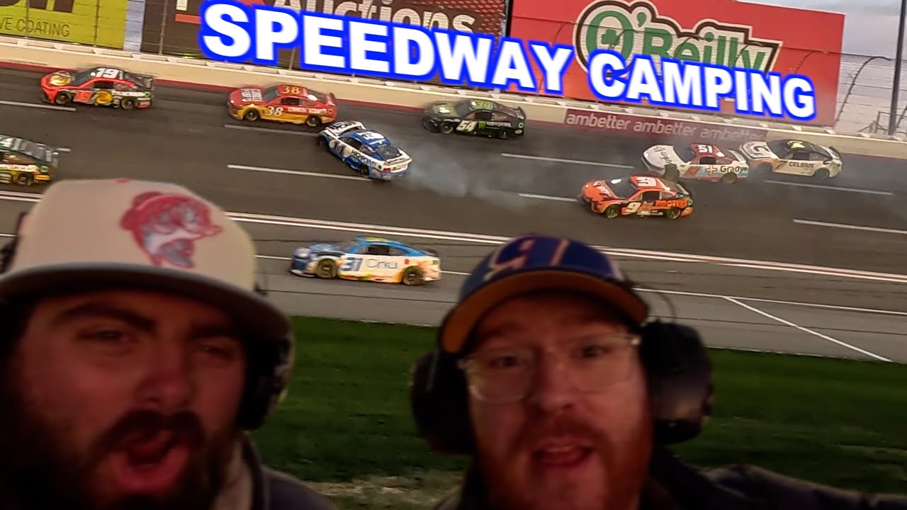 Camping Infield at a NASCAR Race! Atlanta Motor Speedway Crazy Photo ...