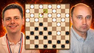 CHECKERS LEGEND caught by a POLE in just... 16 moves! screenshot 1