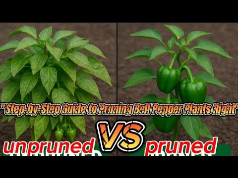🌱 "Step-by-Step Guide to Pruning Bell Pepper Plants Right" - YouTube