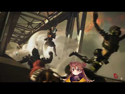 AIMが不調で限界(ネコ)化し始める獅子神レオナ【切り抜き／APEX】【Re:AcT／リアクト】