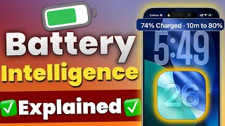 iOS 26 Battery Intelligence Explained - How it Works on iPhone? Full Guide