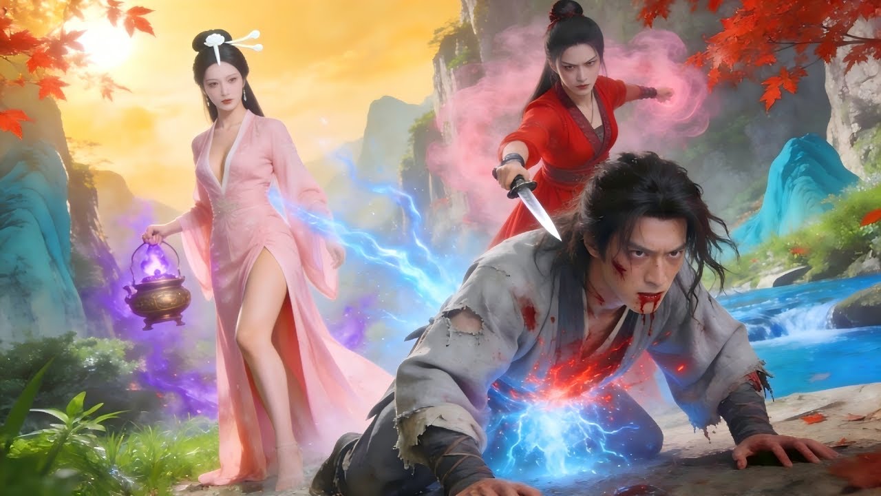 💥Dantian roto, prometida apuñala! Activar sistema en muerte, cambiar destino!