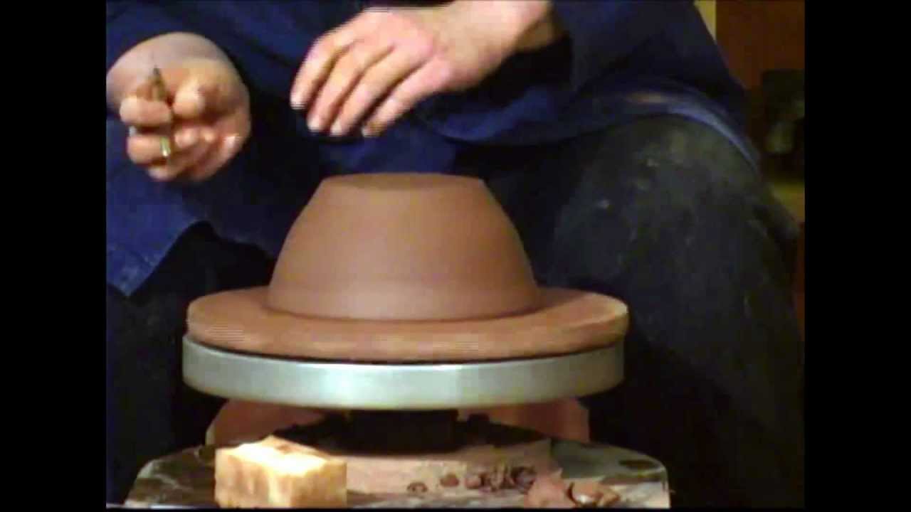 Trimming a Pottery Bowl on the Wheel YouTube