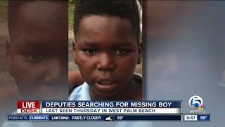 Joseph Neals: Deputies searching for missing boy in West Palm Beach