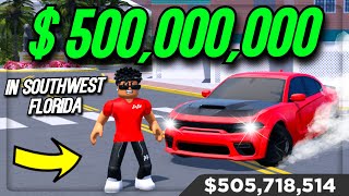 HOW I GOT $500,000,000 FOR FREE IN SOUTHWEST FLORIDA ROBLOX! screenshot 4