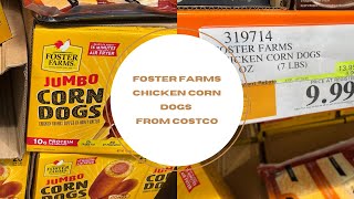 Foster Farms Jumbo Corn Dogs from Costco