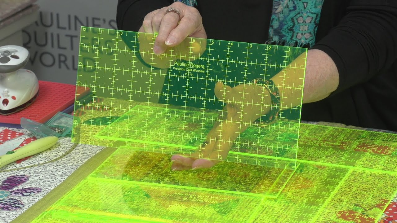 Using the PQW Precision Quilting Rulers