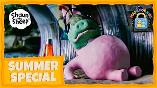 WE JUST RUINED A NAUGHTY PIG'S PRECIOUS BEAUTY SLEEP 😴🐷🔔 | Shaun the Sheep USA