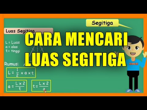 Video: Cara Mencari Luas Segitiga