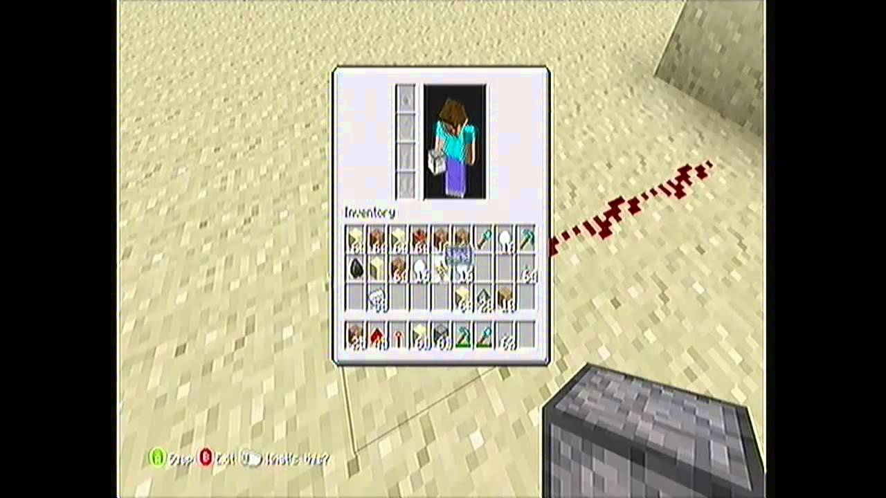 Xbox minecraft how to make a simple lock for an iron door YouTube