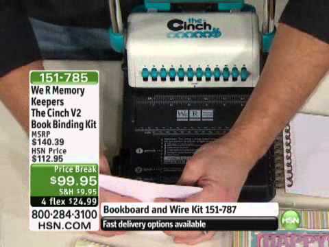 We R Memory Keepers Cinch Binding Machine with Bundle 