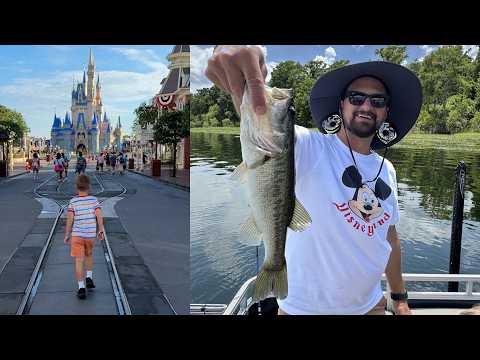 Early Morning Disney's Magic Kingdom, Fishing In Bay Lake & Hoop-Dee-Doo Revue! | Fort Wilderness!