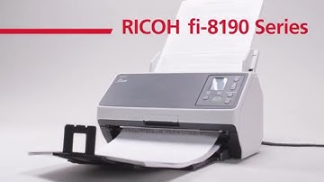fi-8190: High Speed Scanner with Automatic Document Feeder (ADF)