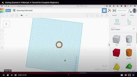 Video #3 - Tinkercad Tutorial