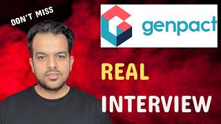 Genpact Java Interview Questions (4+ YOE) | Real Scenario-Based