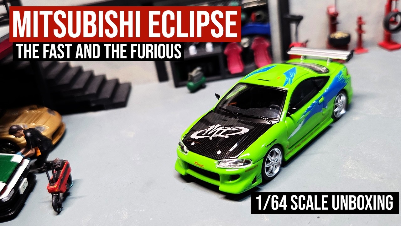 Unboxing 1/64 Scale Mitsubishi Eclipse (The Fast and The Furious