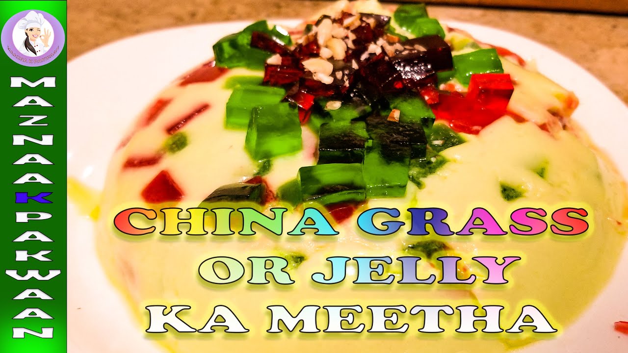 CHINA GRASS OR JELLY KA METHA AGAR AGAR KI PUDDING RAMZAN SPECIAL