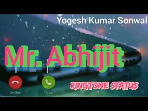 Abhijit Name Ringtone  Mobile Ringtone  Name Ringtone  YK Ringtone Editor