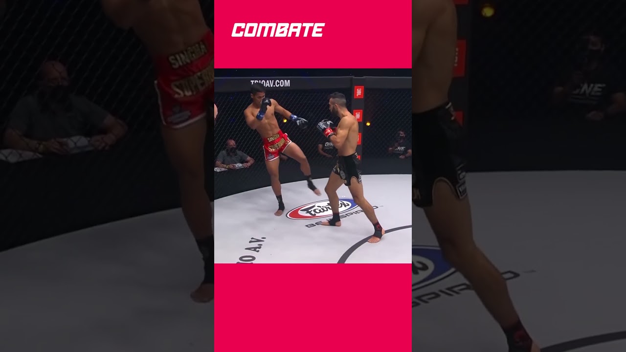 QUE PEDRADA! ASTRO DO ONE CHAMPIONSHIP CONSEGUE NOCAUTE IMPRESSIONANTE | #shorts | Combate.globo