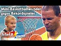 Basketball: Wirft Wunderkind (4) mehr Körbe als Rekordspieler Alex King? | Klein gegen Groß