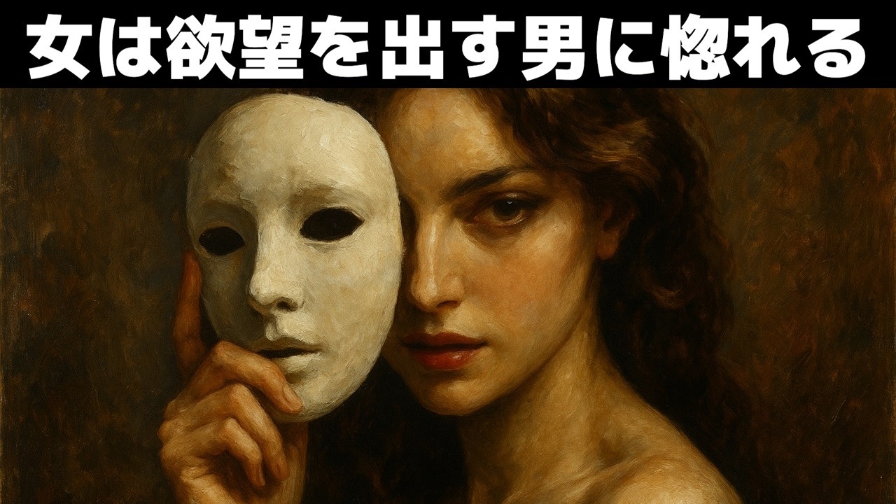 【恋愛心理学】女は欲望を隠さない男を選ぶ