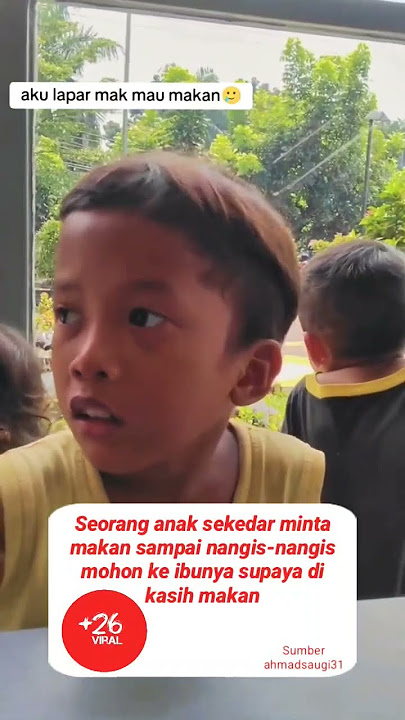 Aku Lapar Mak Mau Makan 😥 #viral #trending #anak #shorts
